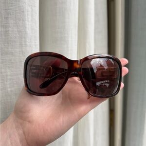 Bvlgari Y2K bedazzled oversized sun glasses